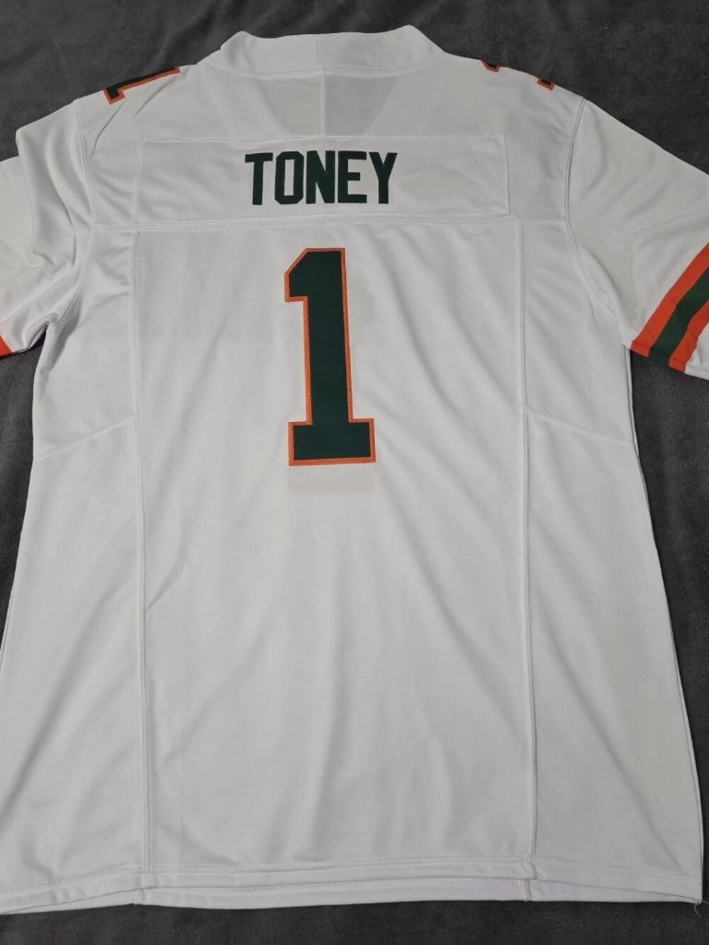 Malachi Toney White Stitched Jersey Vapor